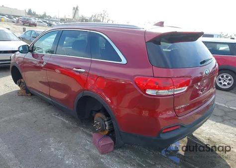 2017 Kia Sorento 2.4L Lx z USA, uszkodzony, nr VIN 5XYPG4A39HG278976